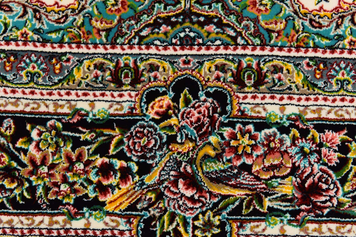 Rechteck Teppich Dynasty in Türkis von Hadorn™ - Lifestyle Image