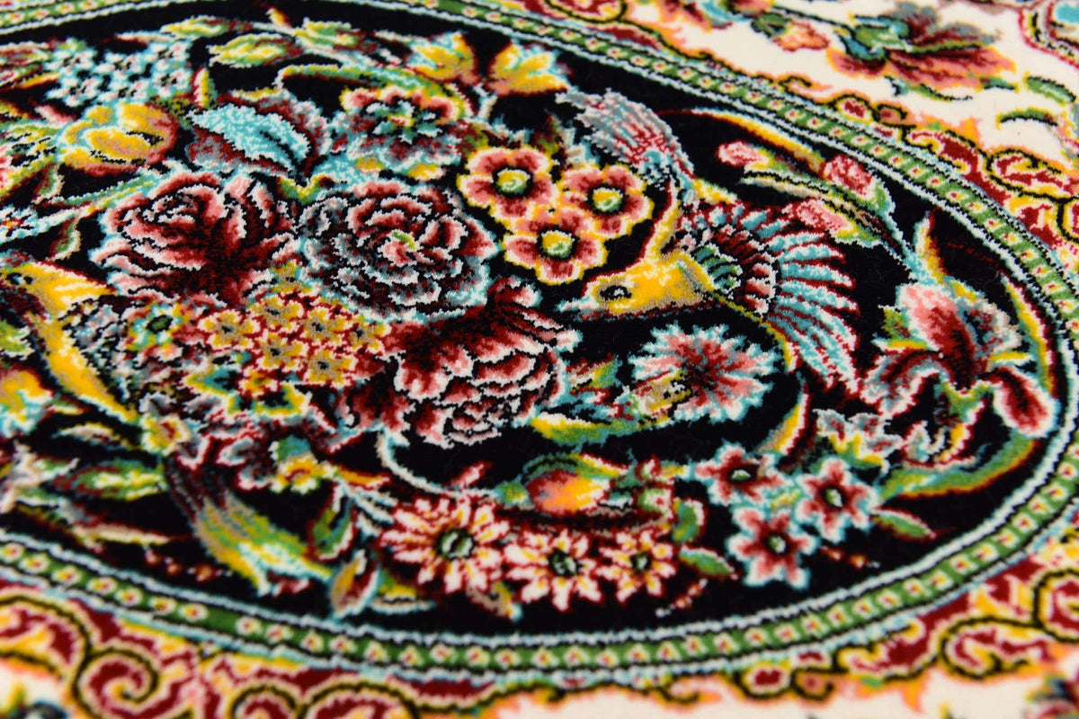 Rechteck Teppich Dynasty in Türkis von Hadorn™ - Lifestyle Image
