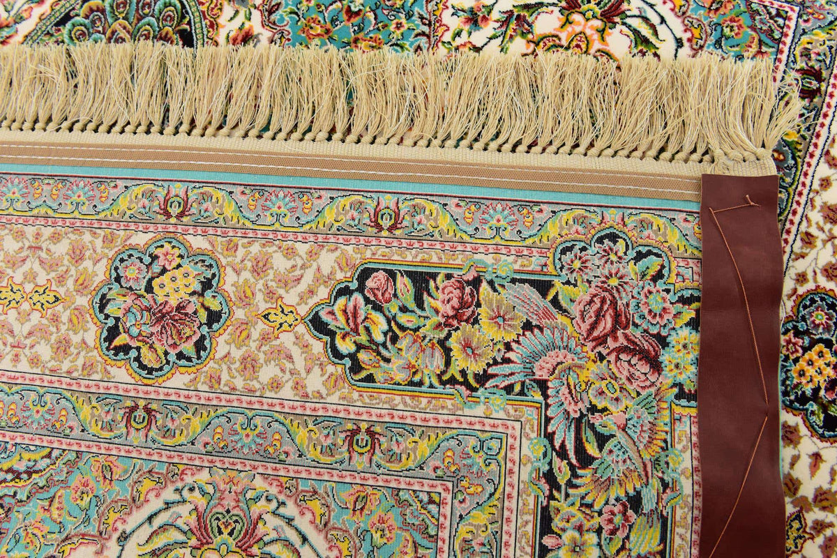 Rechteck Teppich Dynasty in Türkis von Hadorn™ - Lifestyle Image