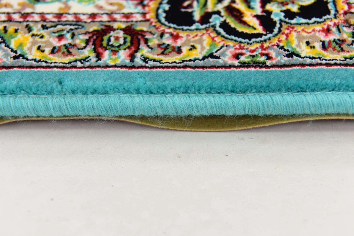 Rechteck Teppich Dynasty in Türkis von Hadorn™ - Lifestyle Image