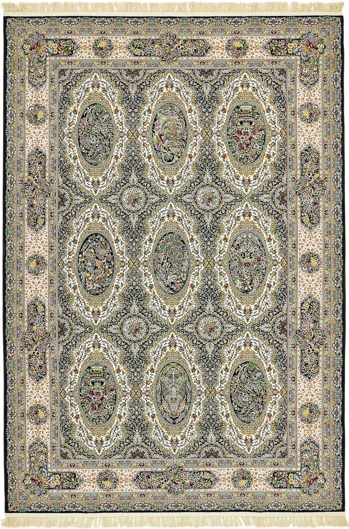 Rechteck Teppich Dynasty in Schwarz von Hadorn™ - Lifestyle Image
