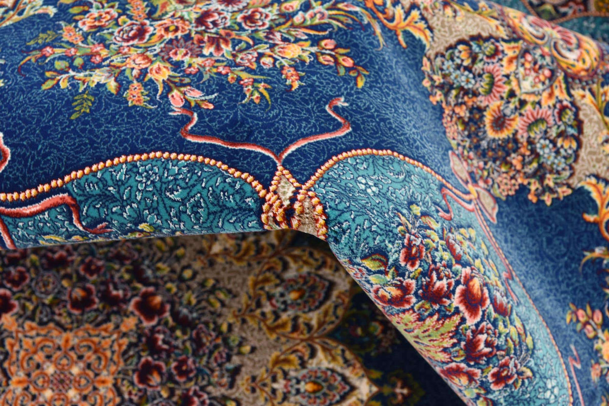 Rechteck Teppich Dynasty in Dunkelblau von Hadorn™ - Lifestyle Image