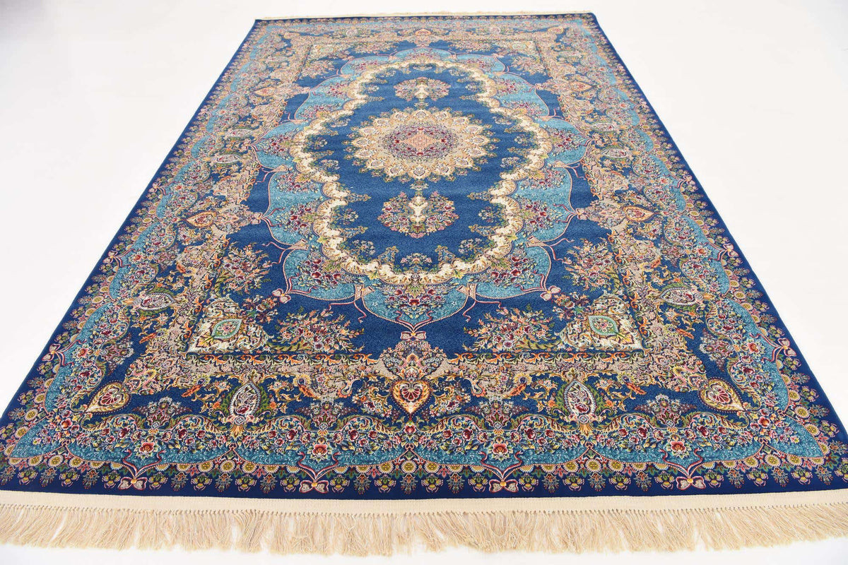 Rechteck Teppich Dynasty in Dunkelblau von Hadorn™ - Lifestyle Image