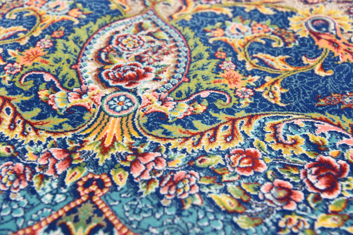 Rechteck Teppich Dynasty in Dunkelblau von Hadorn™ - Lifestyle Image
