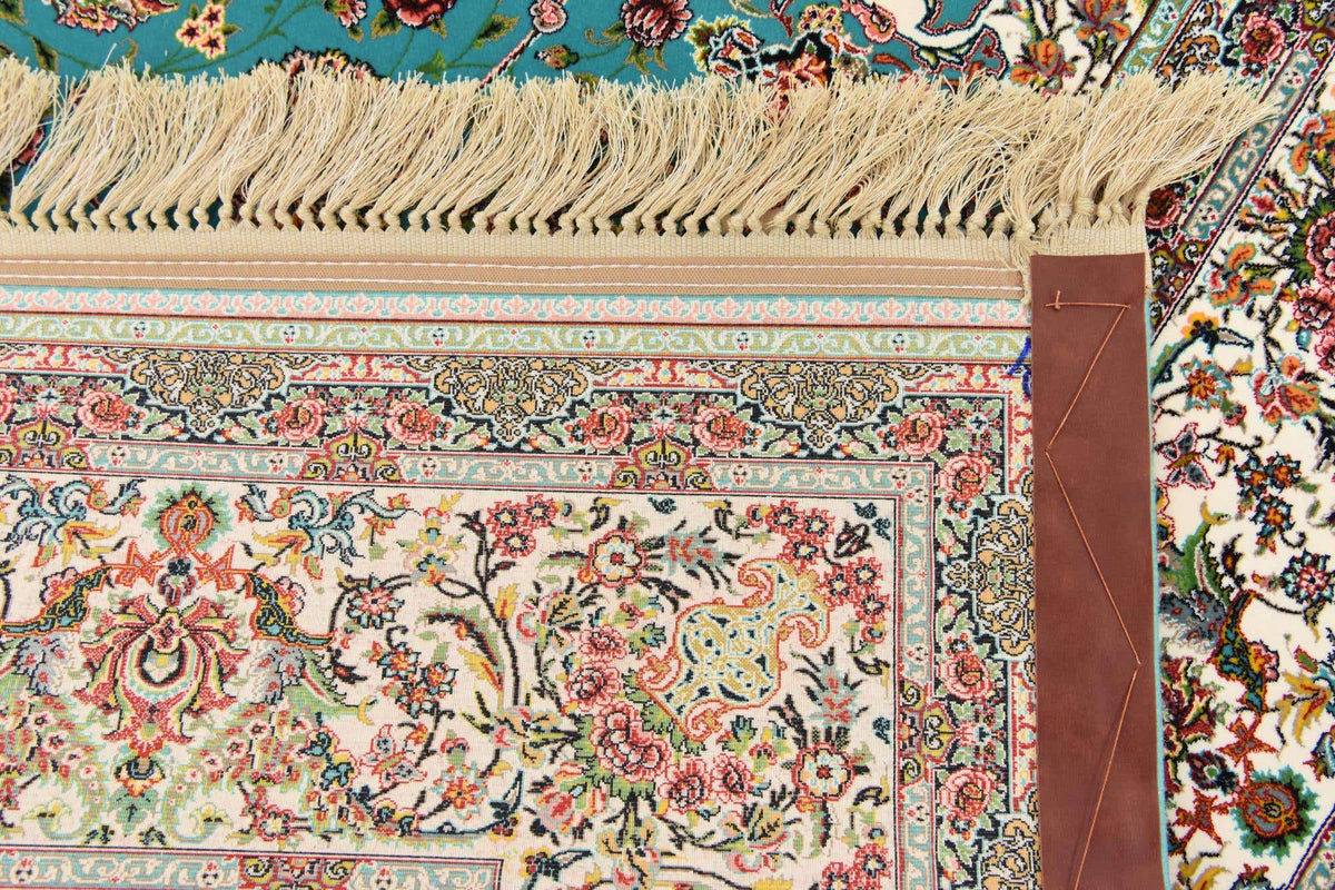 Rechteck Teppich Dynasty in Türkis von Hadorn™ - Lifestyle Image