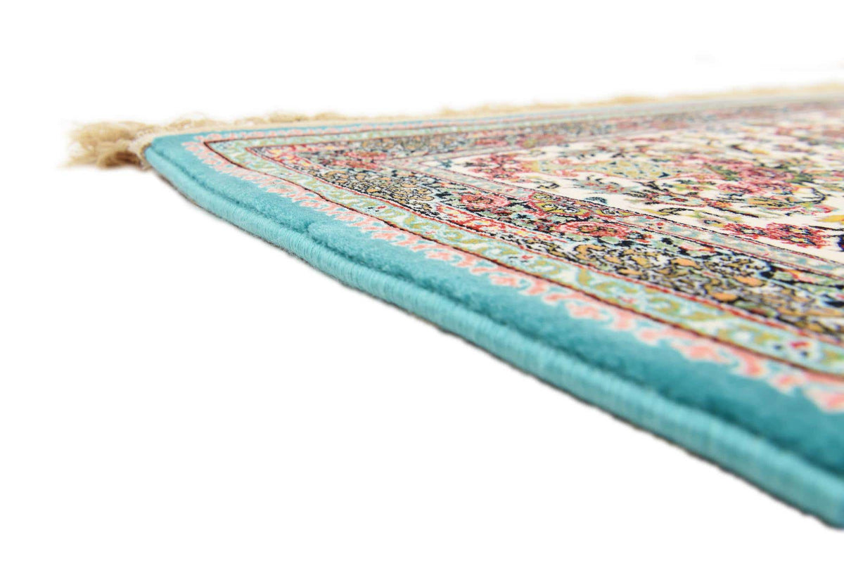 Rechteck Teppich Dynasty in Türkis von Hadorn™ - Lifestyle Image