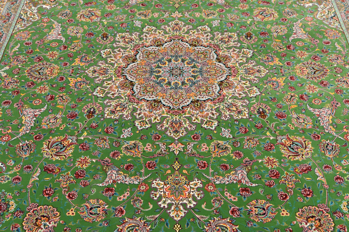 Rechteck Teppich Dynasty in Grün von Hadorn™ - Lifestyle Image