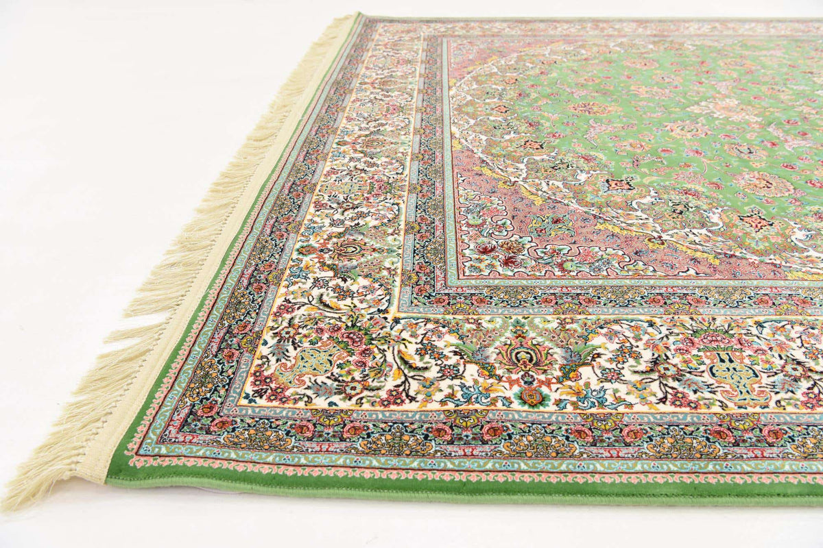 Rechteck Teppich Dynasty in Grün von Hadorn™ - Lifestyle Image