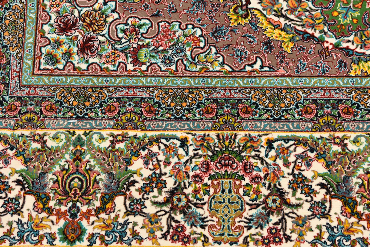 Rechteck Teppich Dynasty in Grün von Hadorn™ - Lifestyle Image