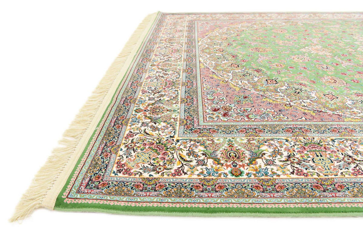 Rechteck Teppich Dynasty in Grün von Hadorn™ - Lifestyle Image
