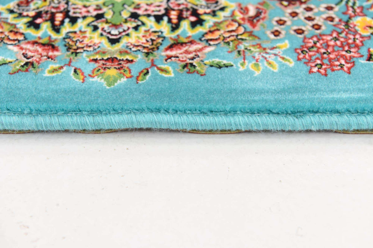 Rechteck Teppich Dynasty in Türkis von Hadorn™ - Lifestyle Image