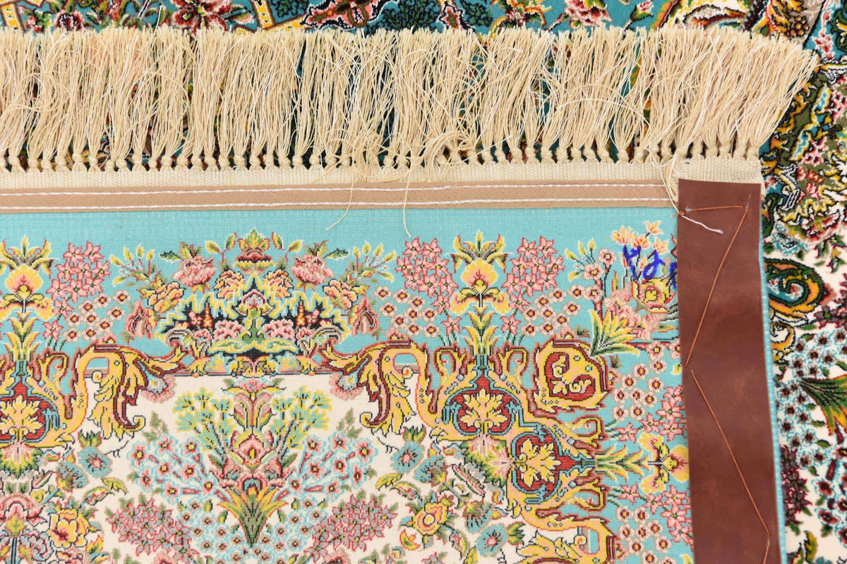 Rechteck Teppich Dynasty in Türkis von Hadorn™ - Lifestyle Image