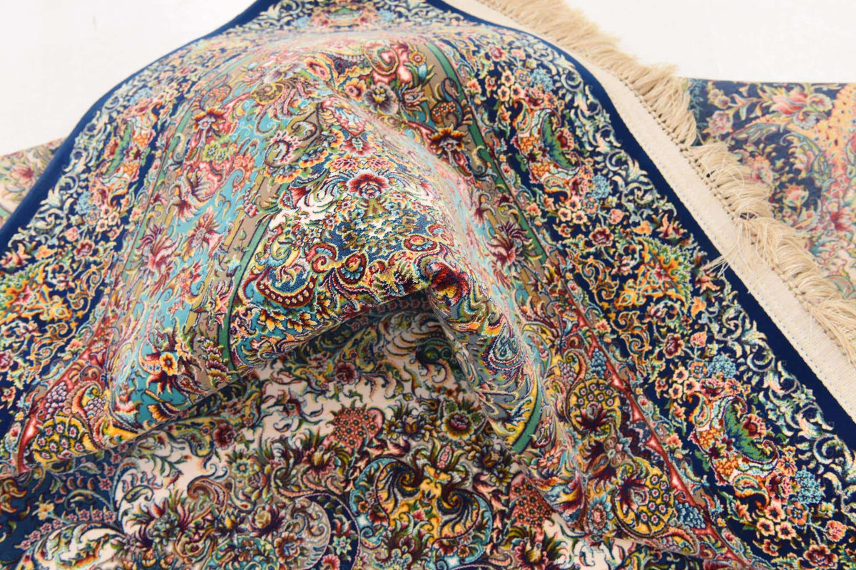 Rechteck Teppich Dynasty in Dunkelblau von Hadorn™ - Lifestyle Image