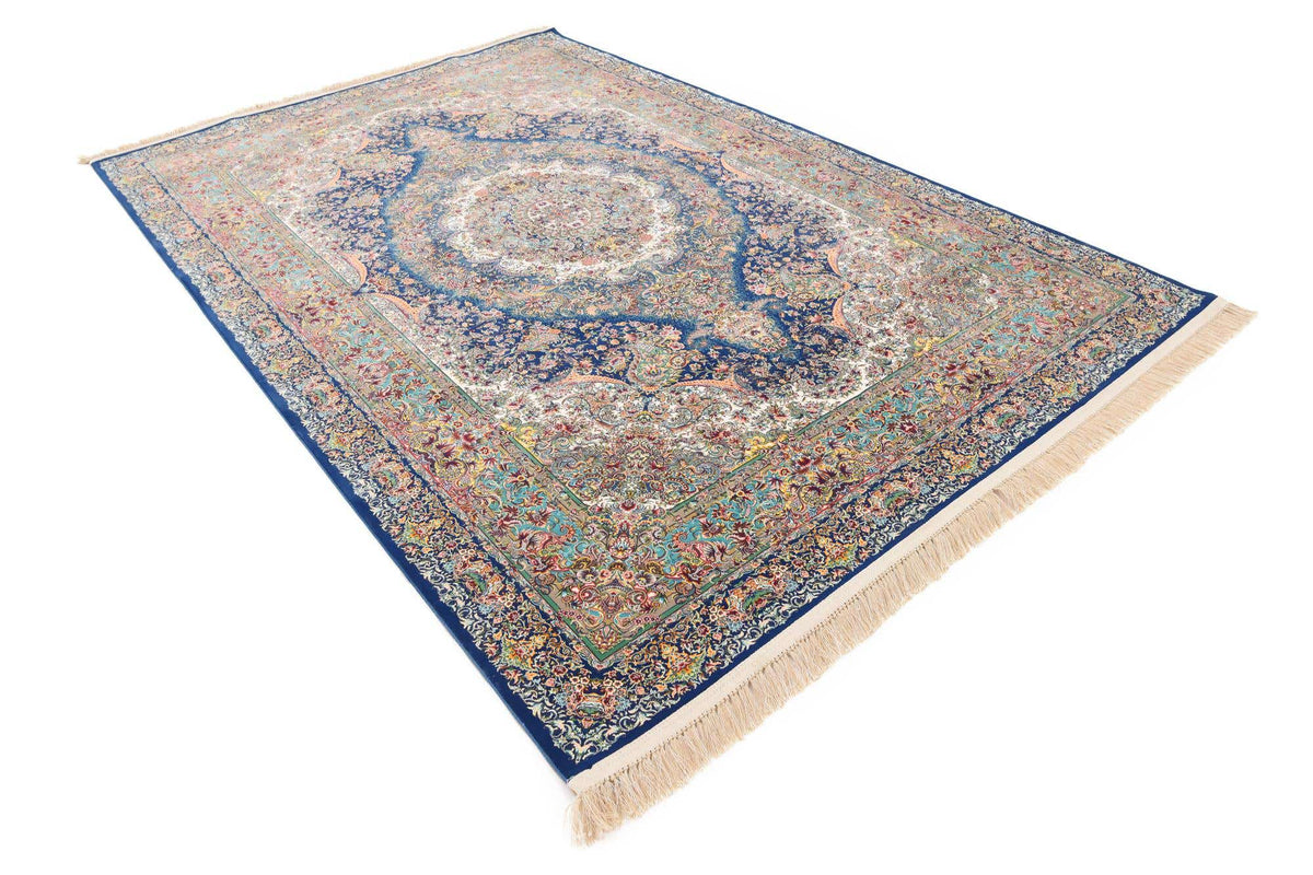 Rechteck Teppich Dynasty in Dunkelblau von Hadorn™ - Lifestyle Image
