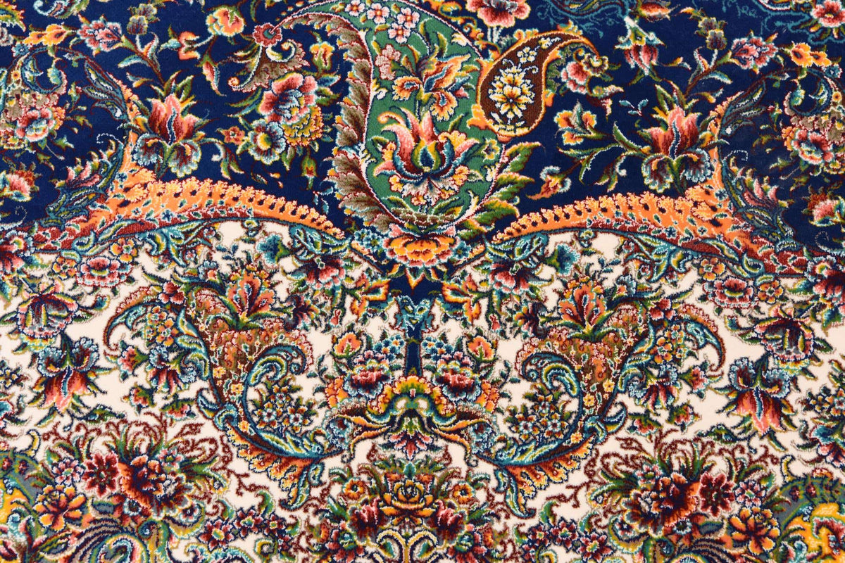 Rechteck Teppich Dynasty in Dunkelblau von Hadorn™ - Lifestyle Image