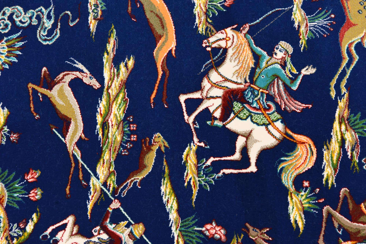 Rechteck Teppich Dynasty in Dunkelblau von Hadorn™ - Lifestyle Image