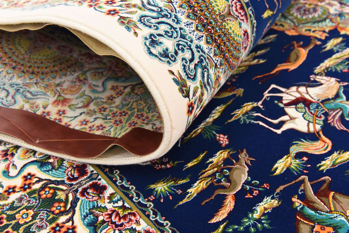 Rechteck Teppich Dynasty in Dunkelblau von Hadorn™ - Lifestyle Image