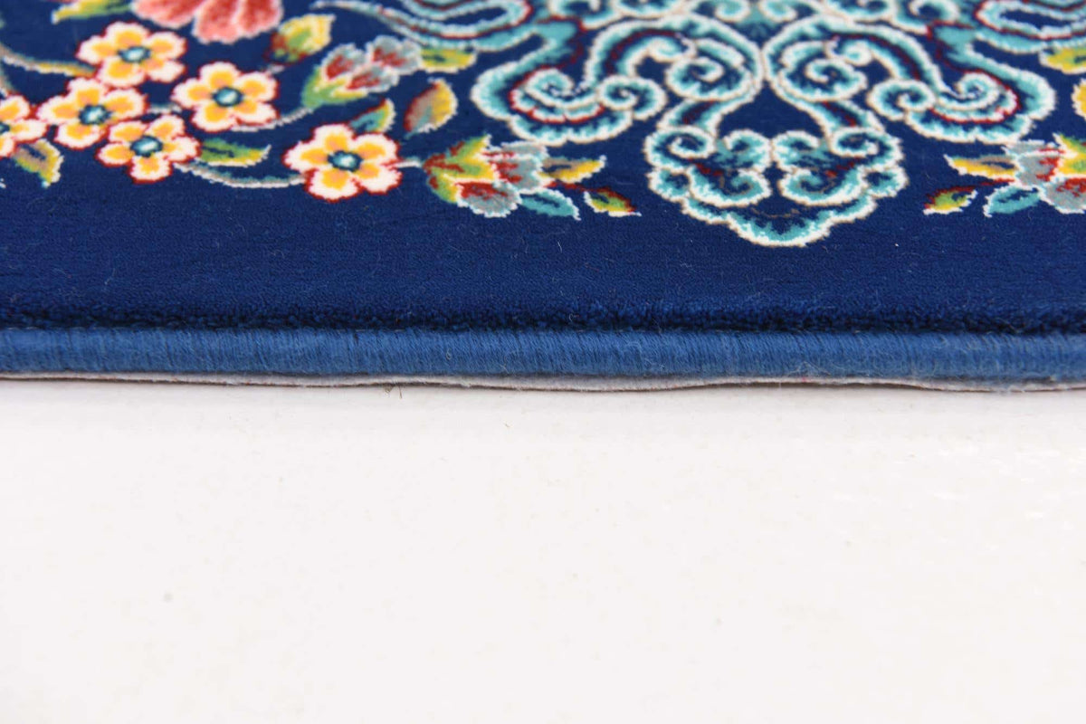 Rechteck Teppich Dynasty in Türkis von Hadorn™ - Lifestyle Image