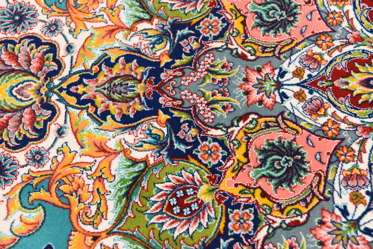 Rechteck Teppich Dynasty in Türkis von Hadorn™ - Lifestyle Image