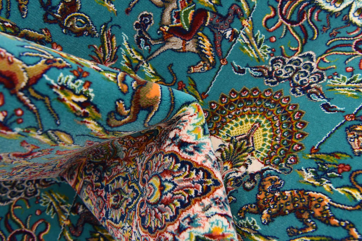 Läufer Teppich Dynasty in Türkis von Hadorn™ - Lifestyle Image
