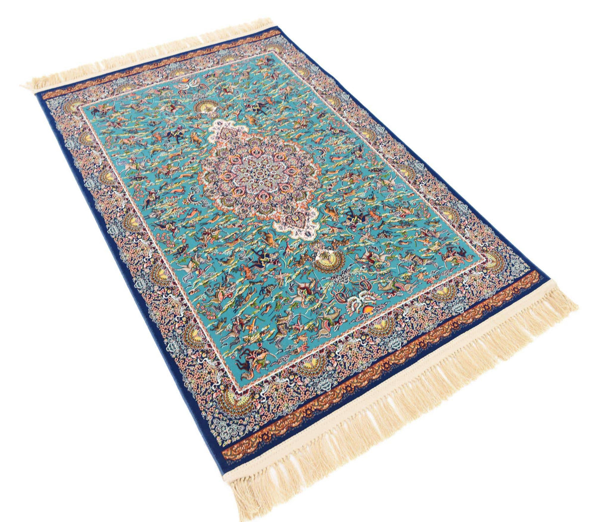 Läufer Teppich Dynasty in Türkis von Hadorn™ - Lifestyle Image