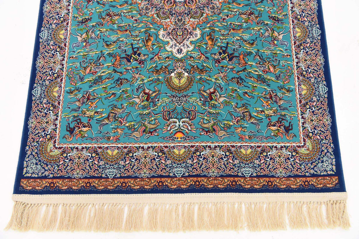 Läufer Teppich Dynasty in Türkis von Hadorn™ - Lifestyle Image