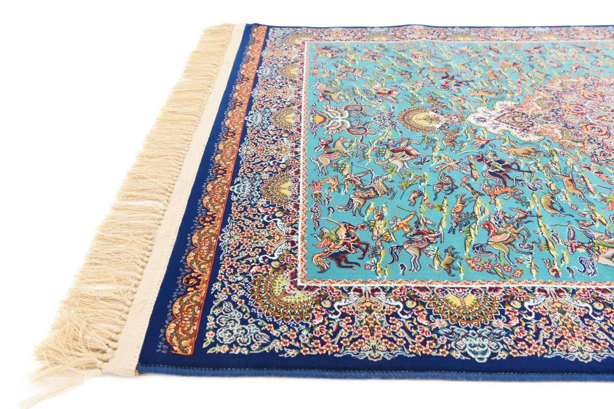 Läufer Teppich Dynasty in Türkis von Hadorn™ - Lifestyle Image