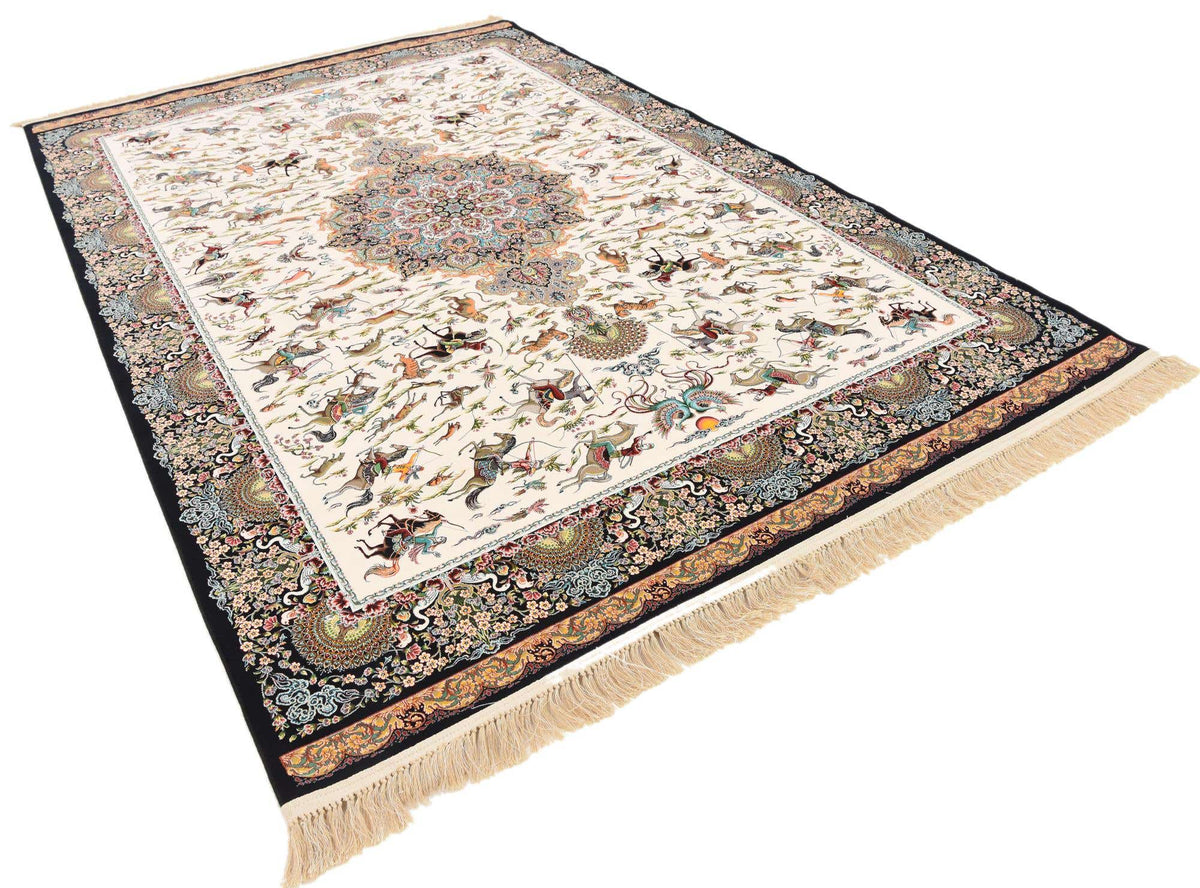 Rechteck Teppich Dynasty in Beige von Hadorn™ - Lifestyle Image