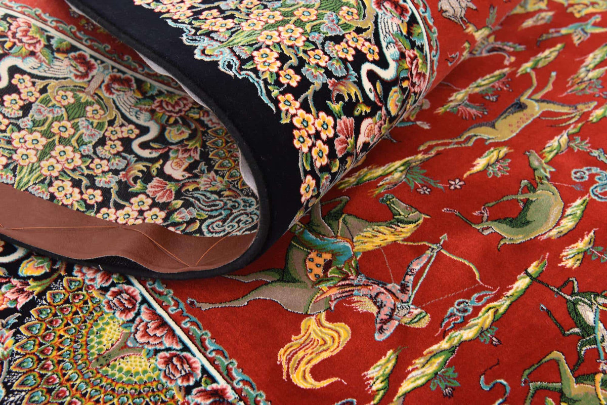 Rechteck Teppich Dynasty in Rot von Hadorn™ - Lifestyle Image