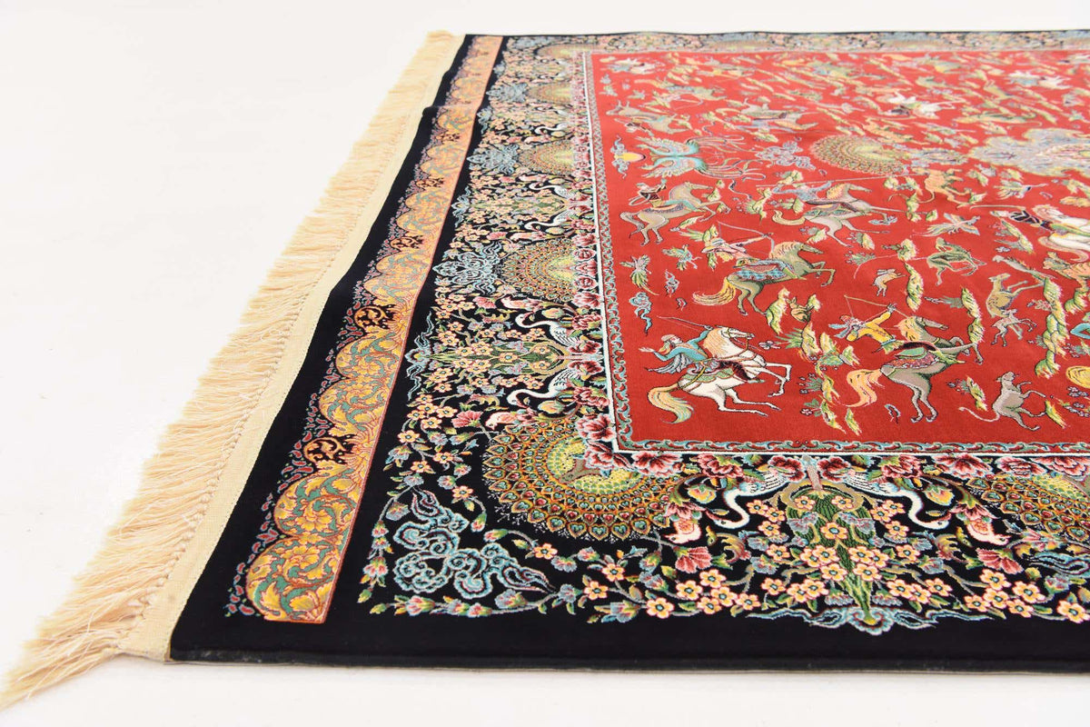 Rechteck Teppich Dynasty in Rot von Hadorn™ - Lifestyle Image