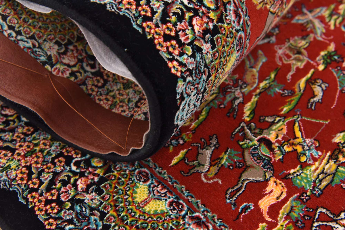 Rechteck Teppich Dynasty in Rot von Hadorn™ - Lifestyle Image