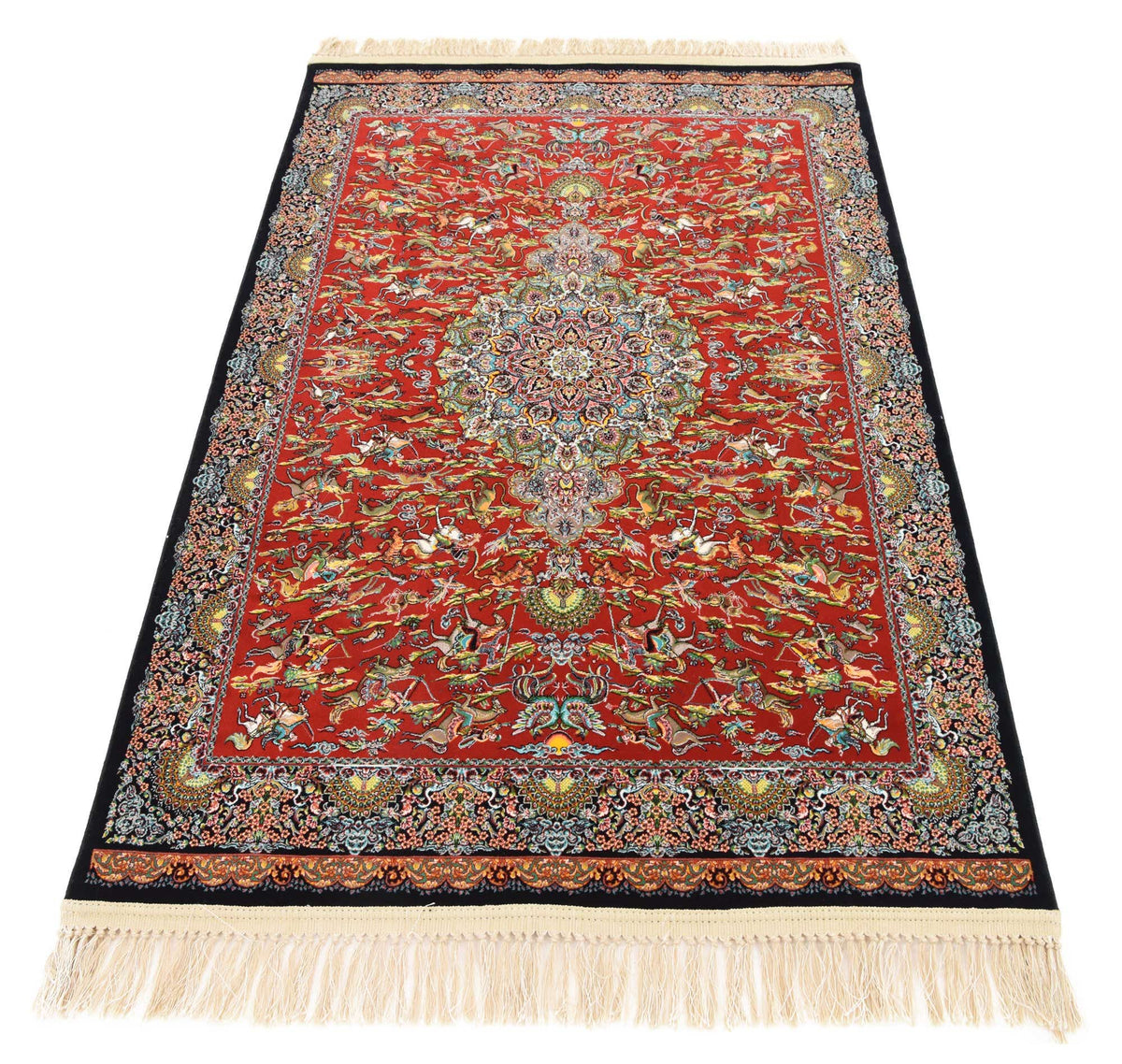 Rechteck Teppich Dynasty in Rot von Hadorn™ - Lifestyle Image