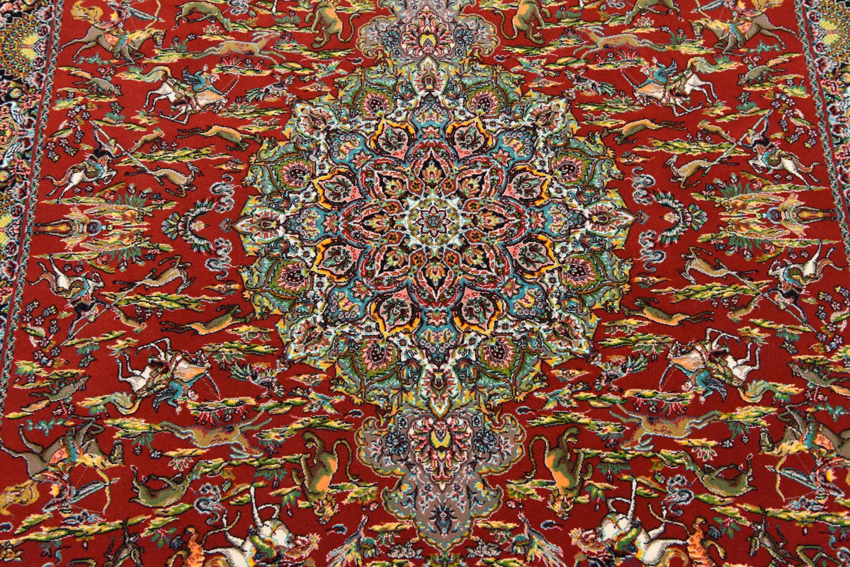 Rechteck Teppich Dynasty in Rot von Hadorn™ - Lifestyle Image