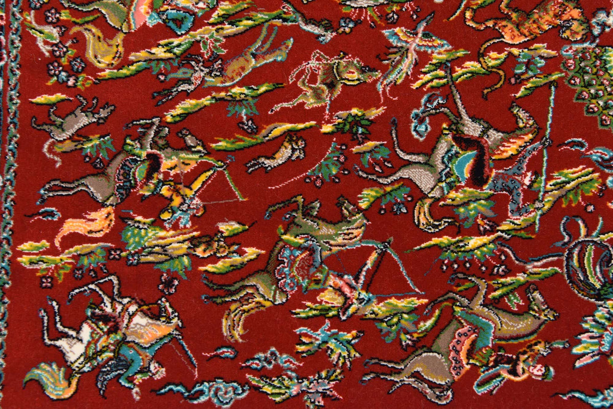 Rechteck Teppich Dynasty in Rot von Hadorn™ - Lifestyle Image