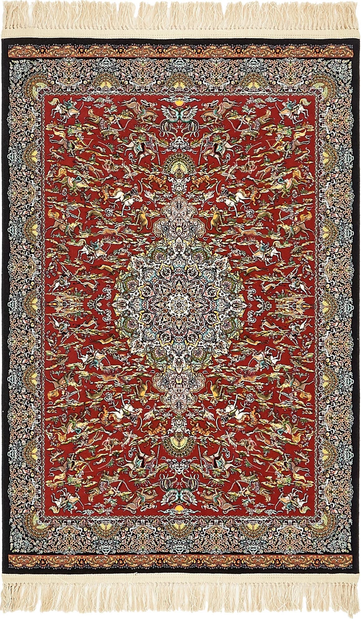 Rechteck Teppich Dynasty in Rot von Hadorn™ - Lifestyle Image