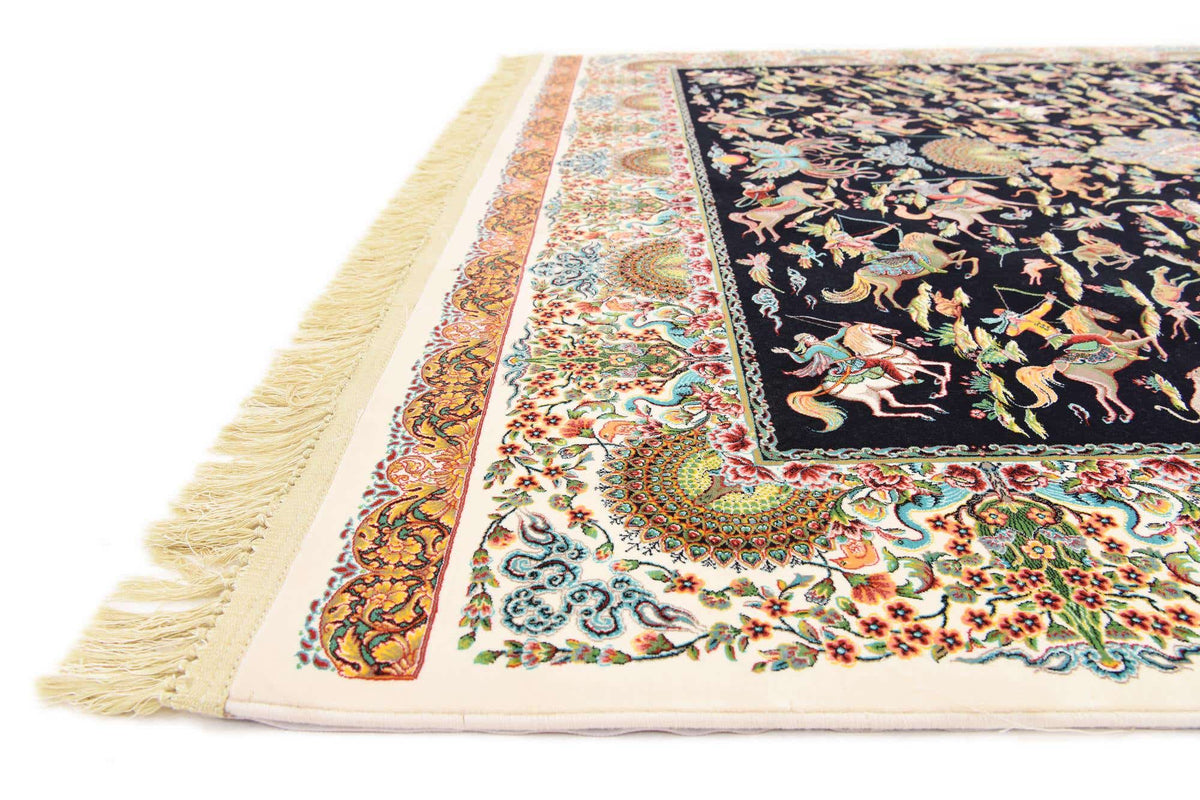 Rechteck Teppich Dynasty in Schwarz von Hadorn™ - Lifestyle Image