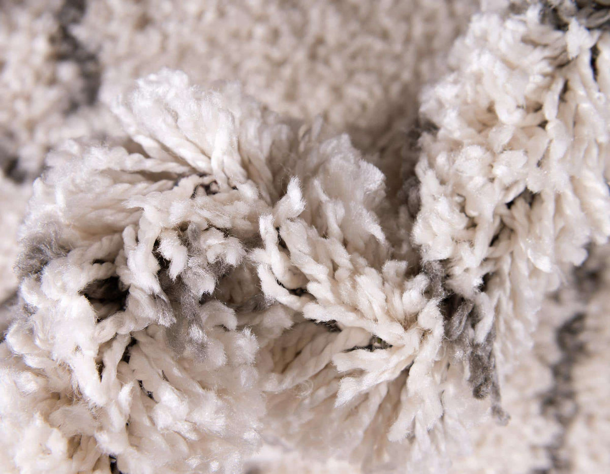 Quadratisch Hochflorteppich Marrakesh Shag in Beige von Hadorn™ - Lifestyle Image