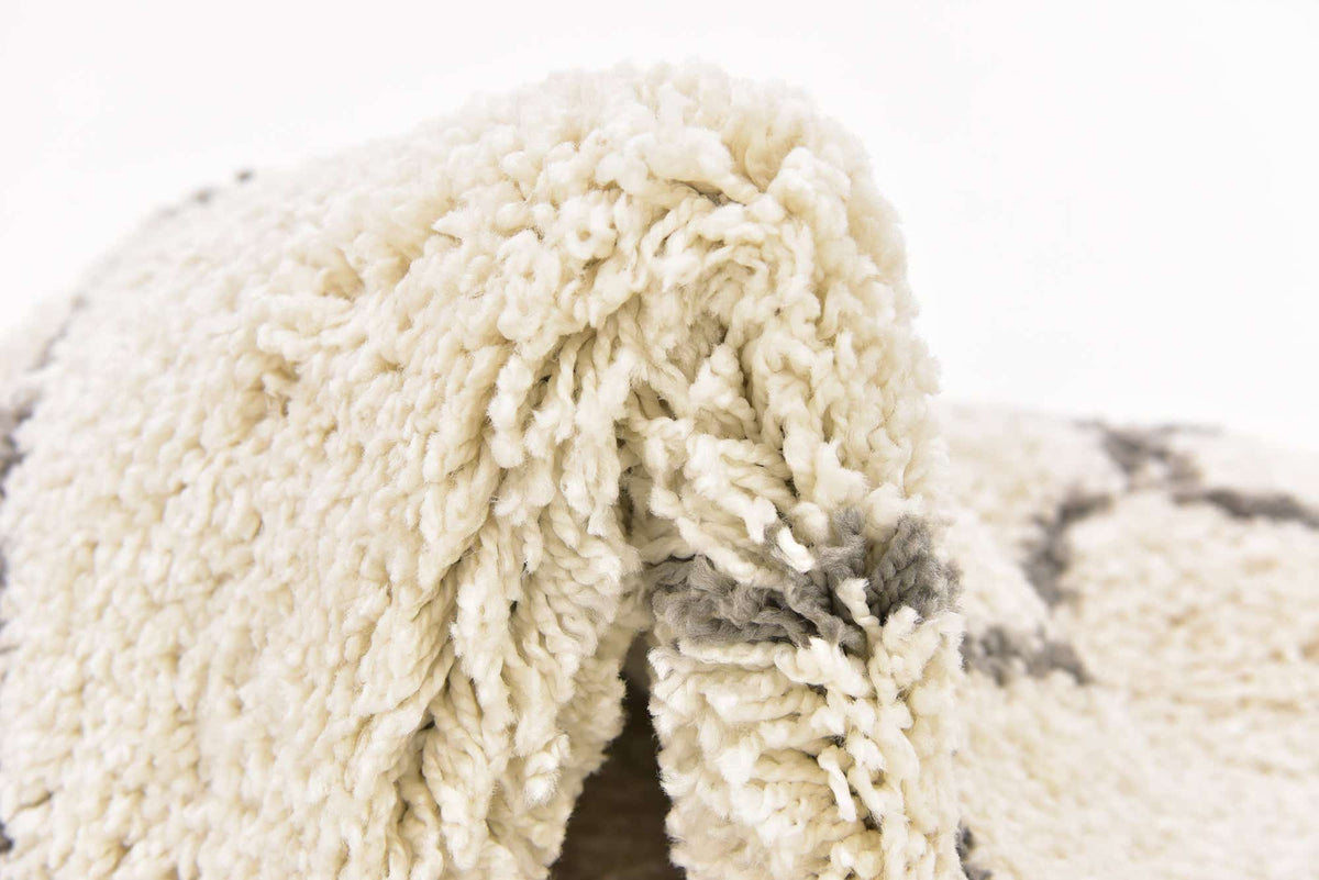 Quadratisch Hochflorteppich Marrakesh Shag in Beige von Hadorn™ - Lifestyle Image