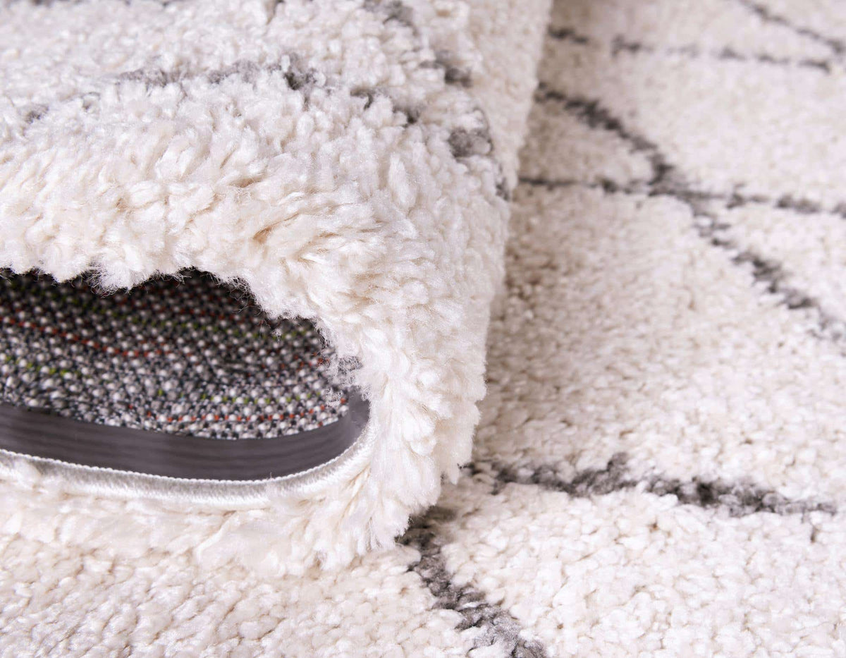 Rechteck Hochflorteppich Marrakesh Shag in Beige von Hadorn™ - Lifestyle Image