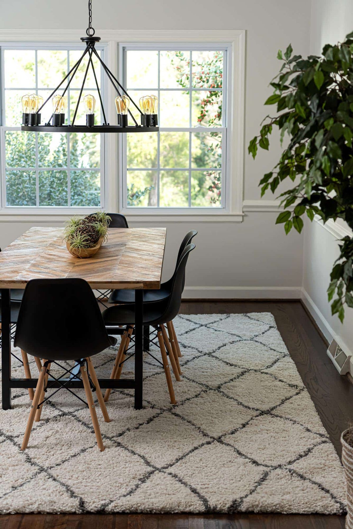 Rechteck Hochflorteppich Marrakesh Shag in Beige von Hadorn™ - Lifestyle Image