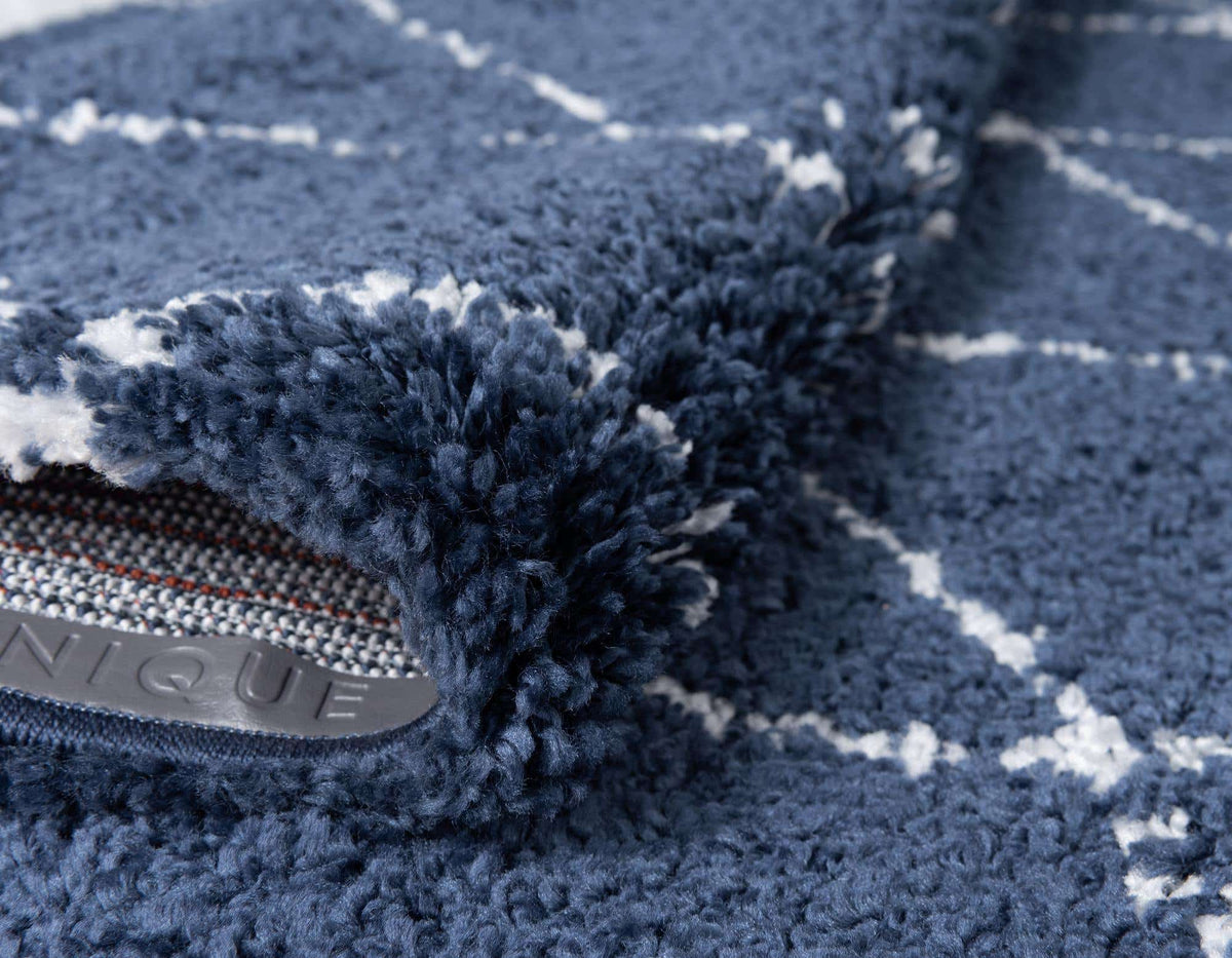Rechteck Hochflorteppich Marrakesh Shag in Blau von Hadorn™ - Lifestyle Image