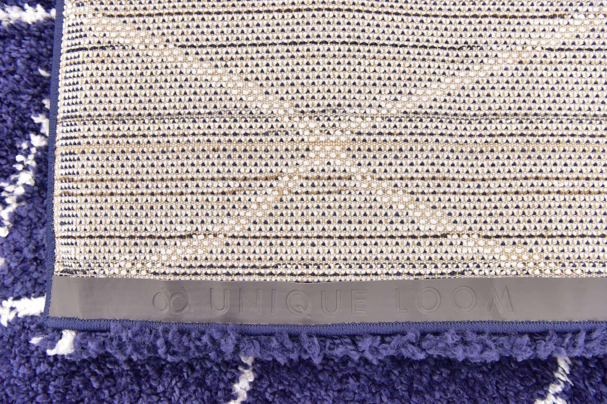 Rechteck Hochflorteppich Marrakesh Shag in Blau von Hadorn™ - Lifestyle Image