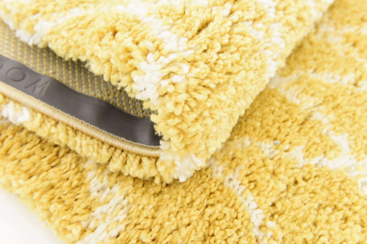 Läufer Hochflorteppich Marrakesh Shag in Gelb von Hadorn™ - Lifestyle Image