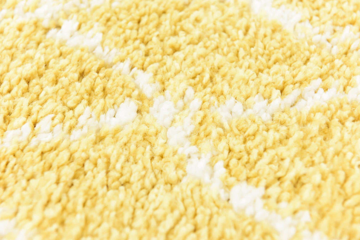 Läufer Hochflorteppich Marrakesh Shag in Gelb von Hadorn™ - Lifestyle Image