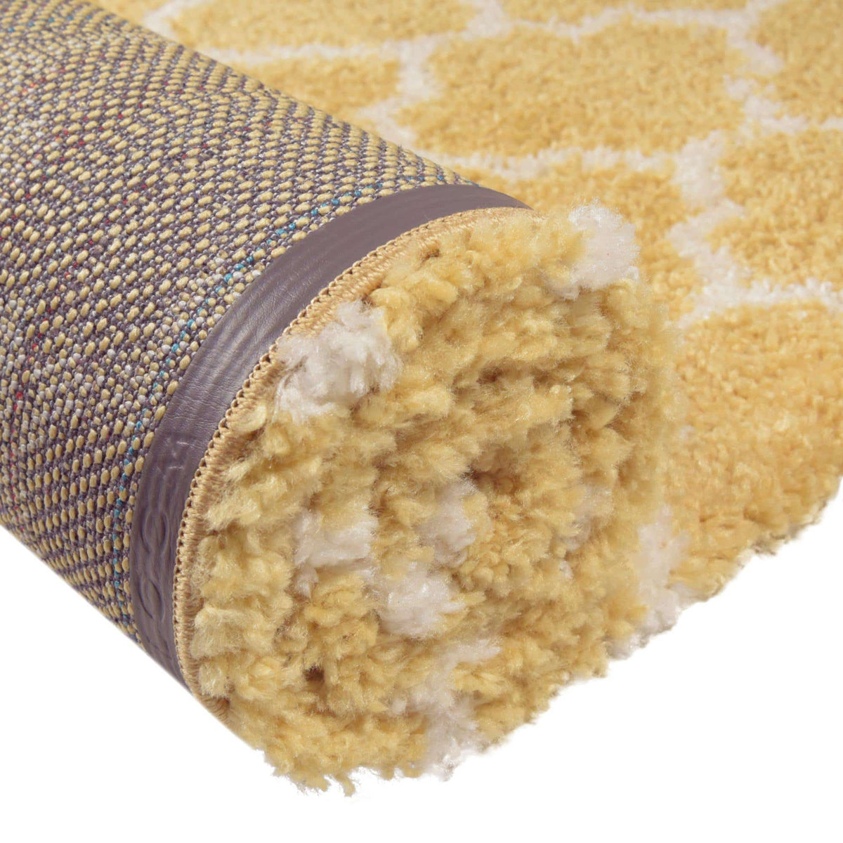 Rechteck Hochflorteppich Marrakesh Shag in Gelb von Hadorn™ - Lifestyle Image