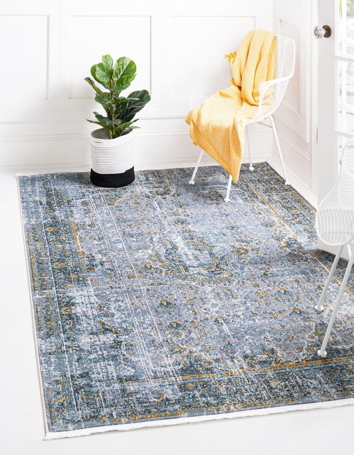 Rechteck Teppich Havana in Grau von Hadorn™ - Lifestyle Image