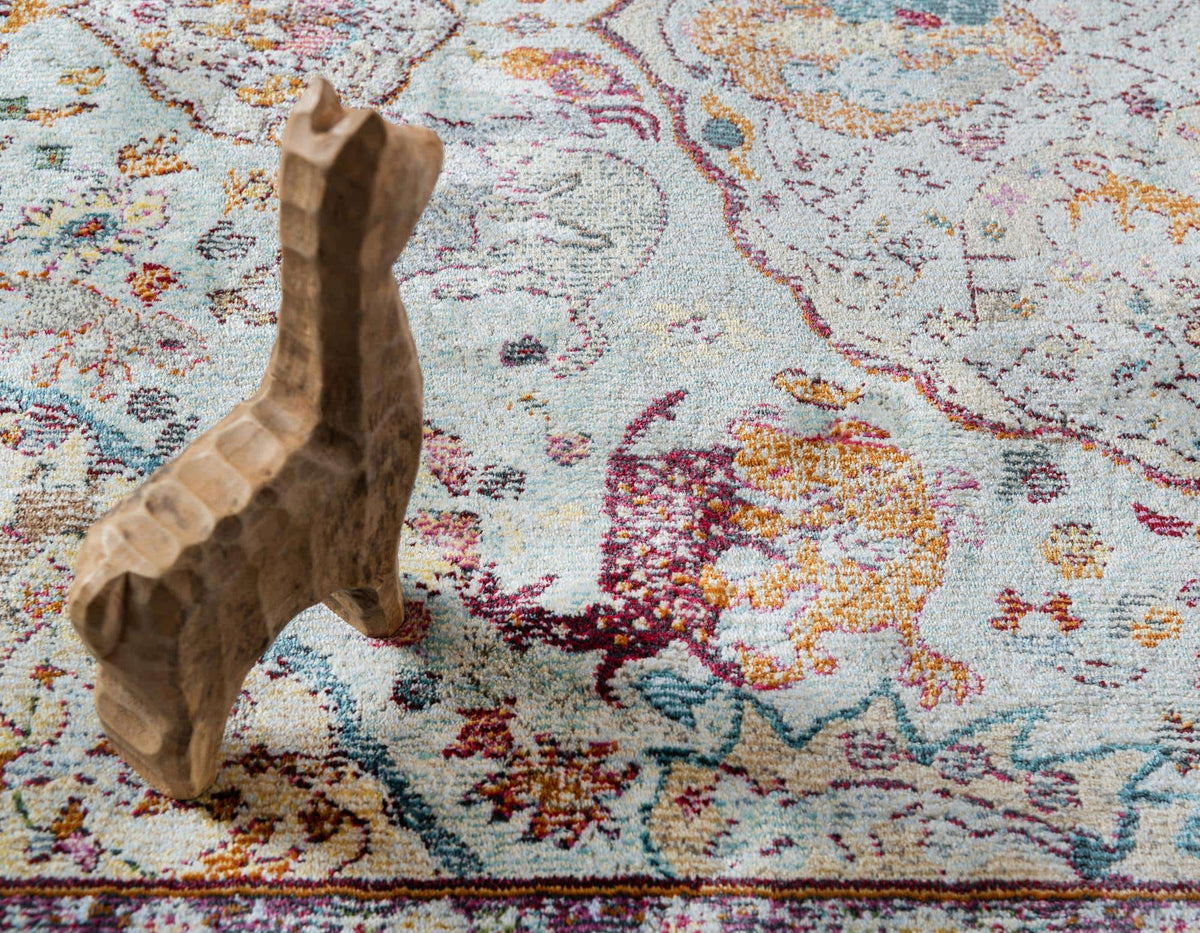 Rechteck Teppich Havana in Hellblau von Hadorn™ - Lifestyle Image