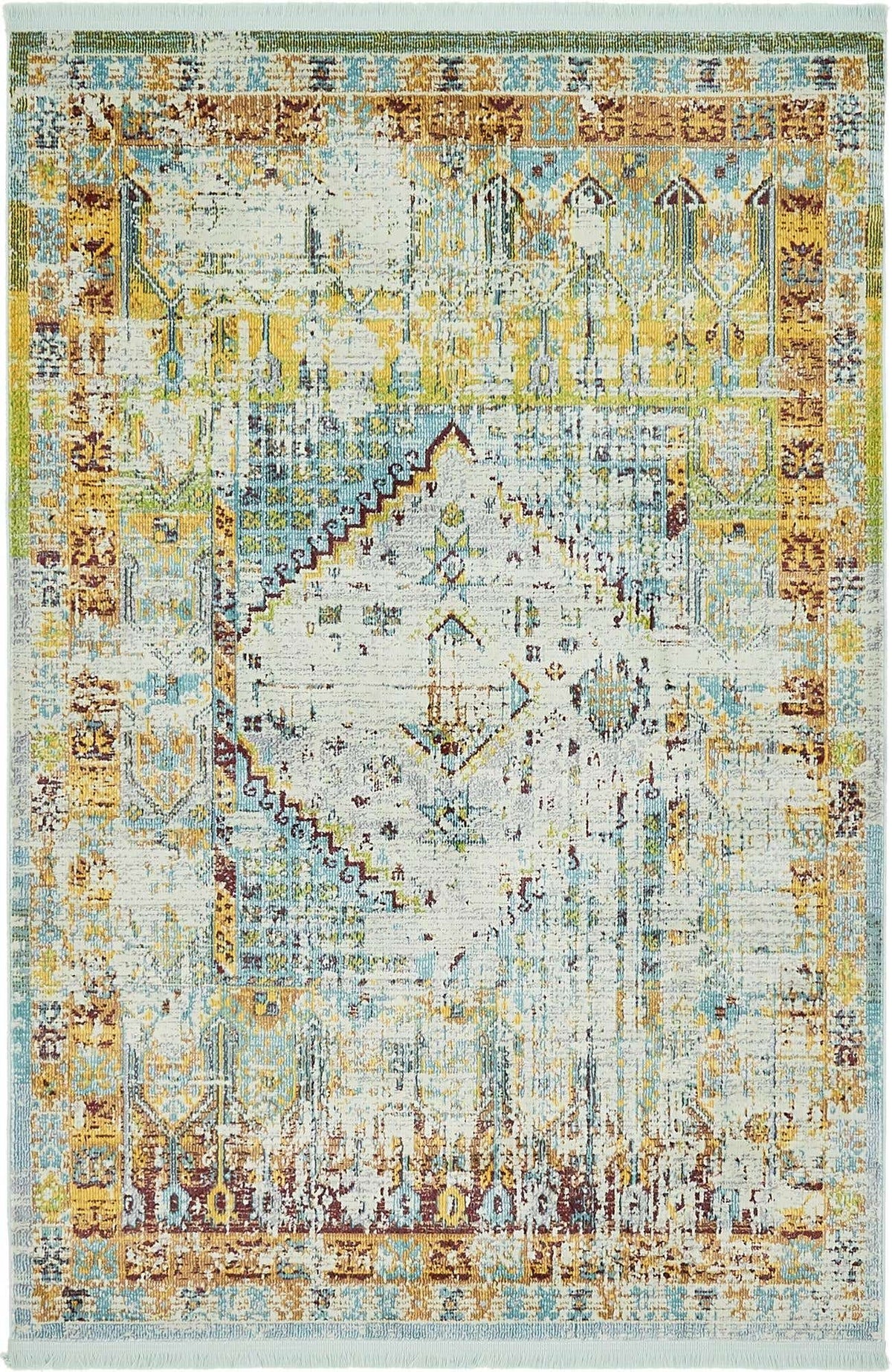 Rechteck Teppich Havana in Hellblau von Hadorn™ - Lifestyle Image