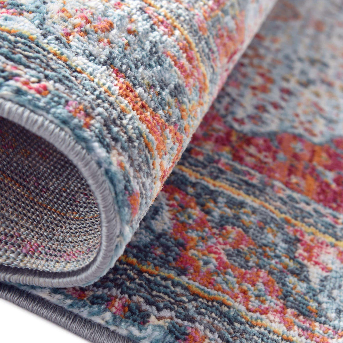 Rechteck Teppich Havana in Hellblau von Hadorn™ - Lifestyle Image