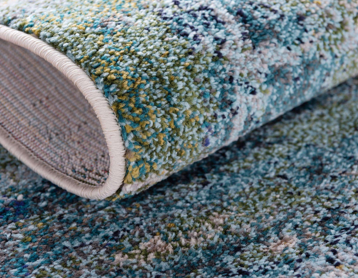 Rund Teppich Spectrum in Hellblau von Hadorn™ - Lifestyle Image